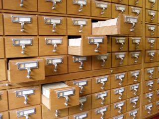 SOAS Card Catalogue Drawers